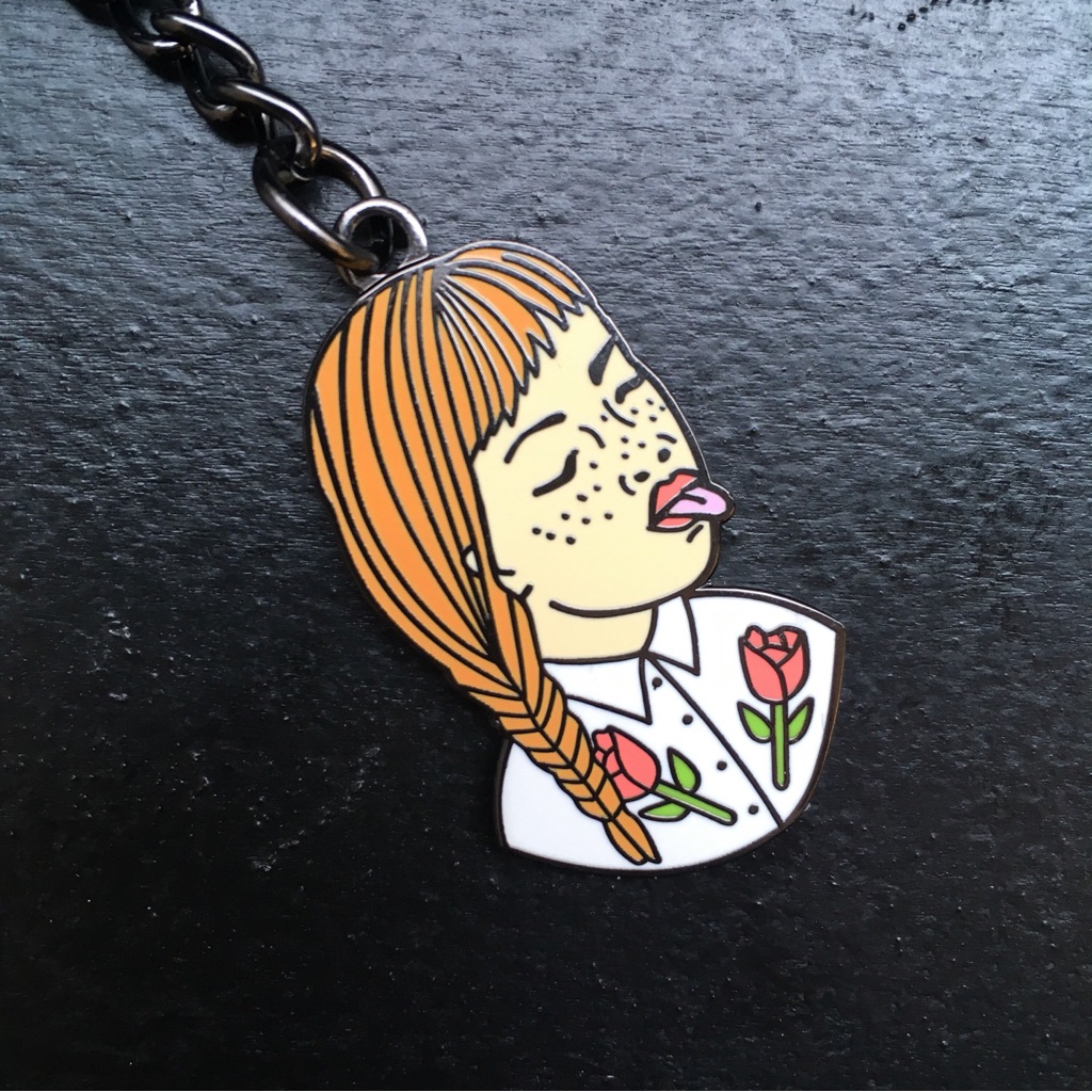 Attitude Girl Keychain